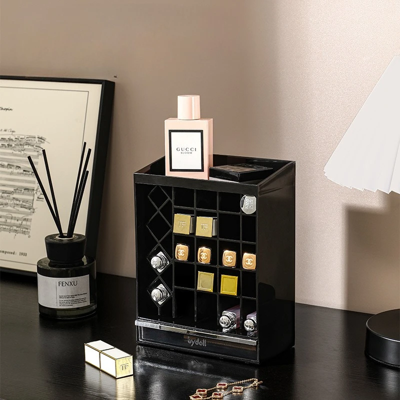 Luxury High End Skincare - Kotak penyimpanan lipstik mewah ringan dengan