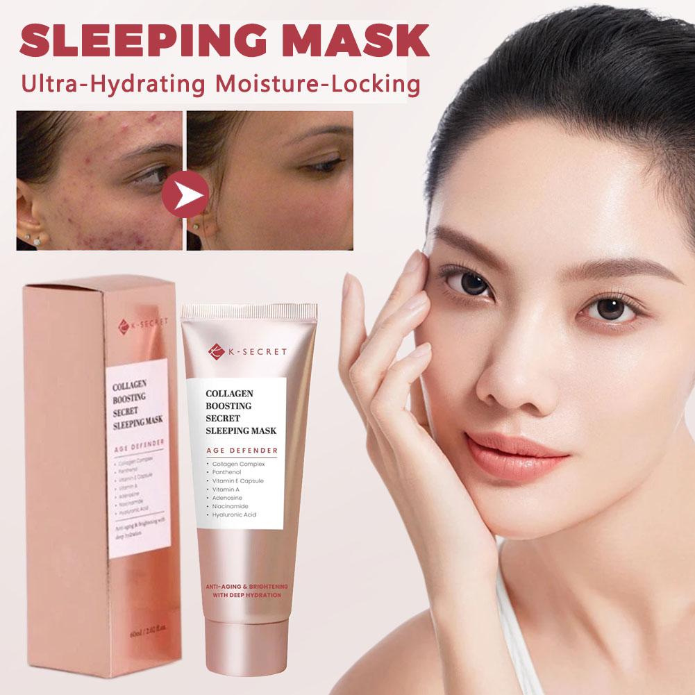 Luxury High End Skincare - K-SECRET Masker Tidur Kolagen Korea Kelas