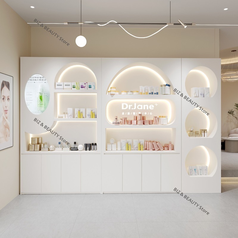 Lemari Display Kosmetik Mewah  - Luxury High End Skincare ulasan dan harga