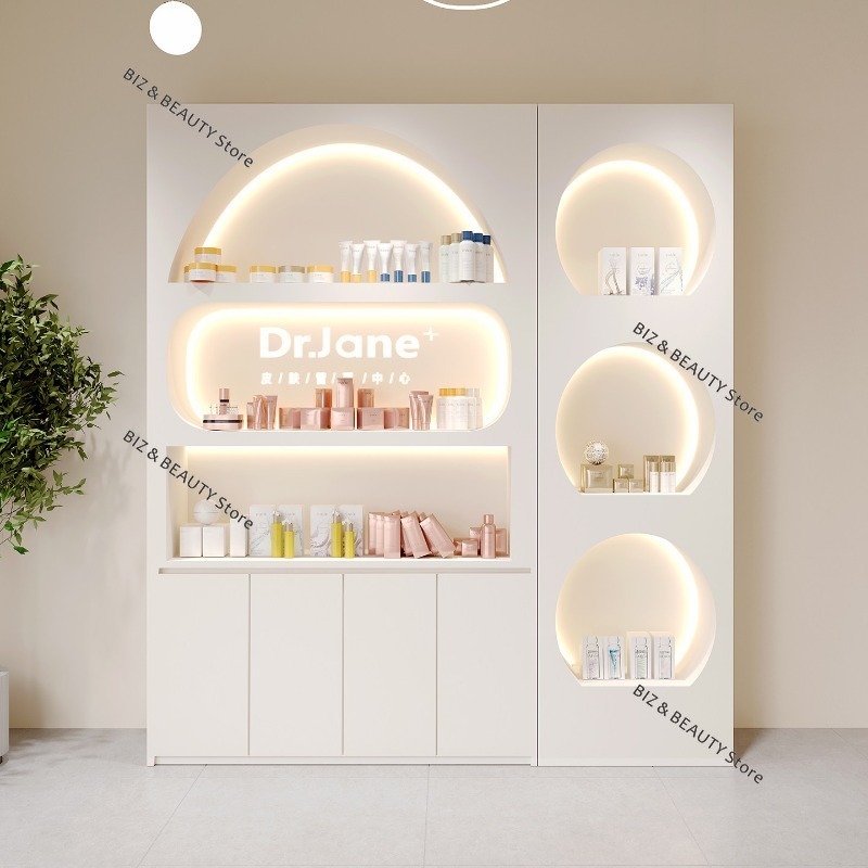 Lemari Display Kosmetik Mewah  - Luxury High End Skincare ulasan dan harga