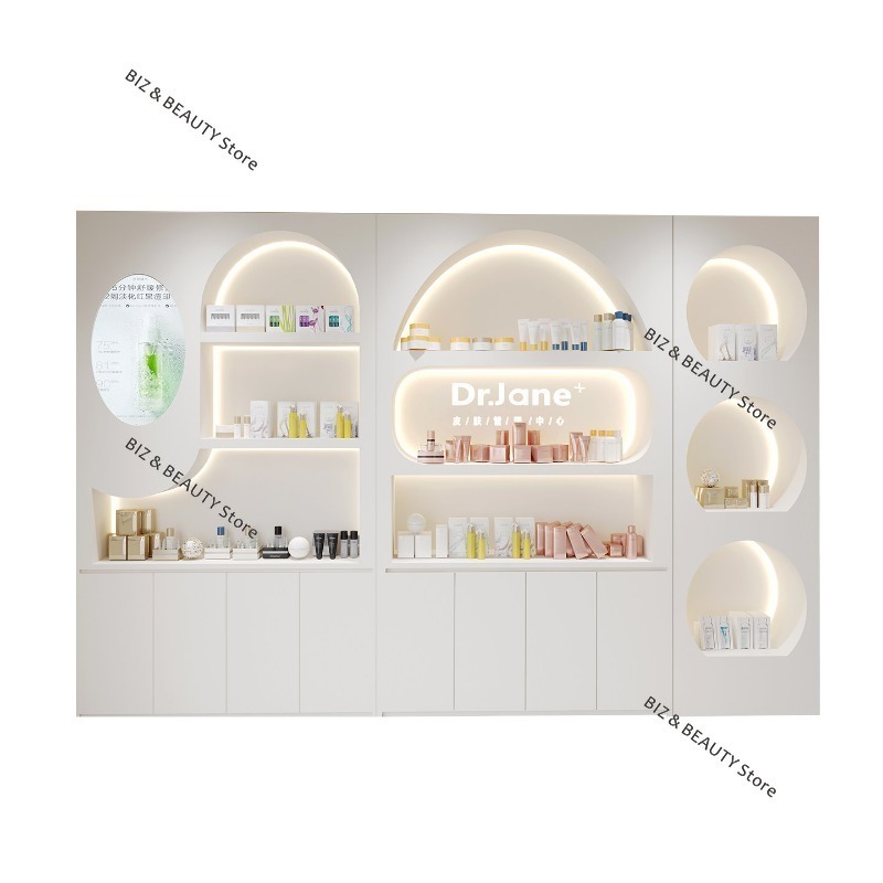 Lemari Display Kosmetik Mewah  - Luxury High End Skincare ulasan dan harga