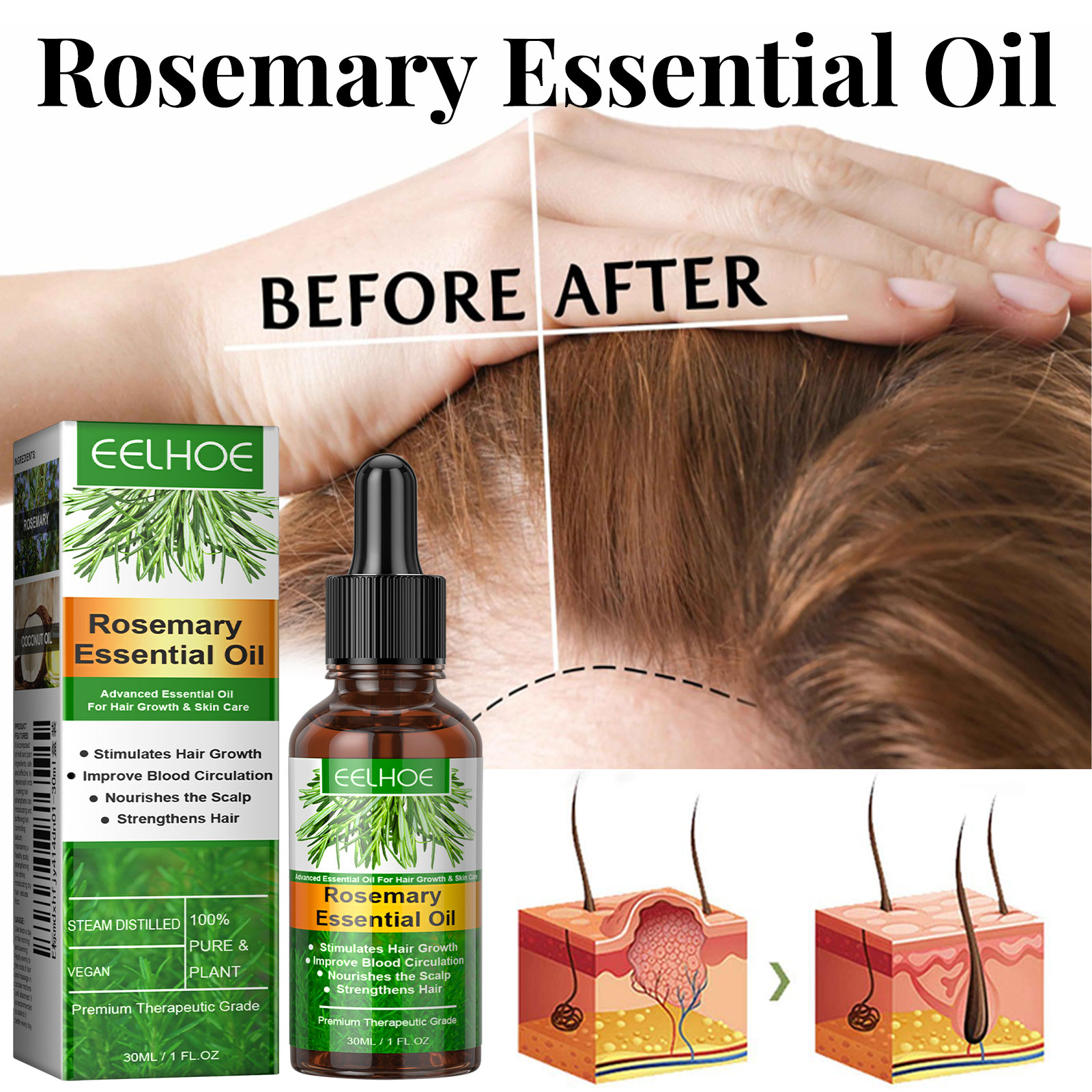 Serum Penumbuh Rambut Set Pera - Epidermal Growth Factor ulasan dan harga